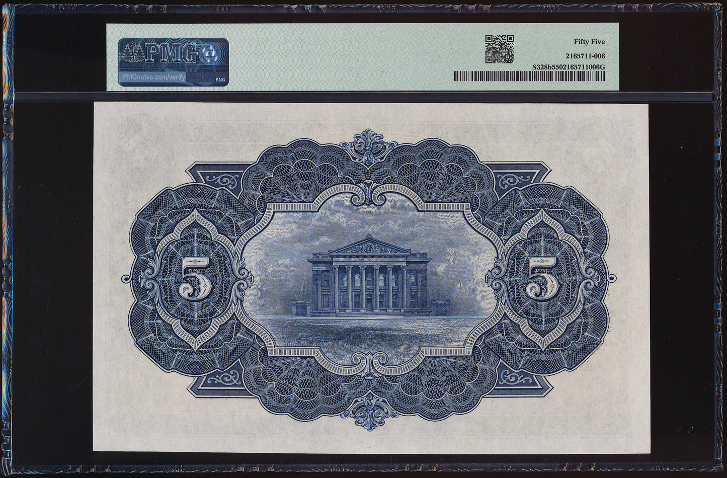 SCOTLAND P.S328b SC413d 1943 Commercial Bank of Scotland £5 AUNC55