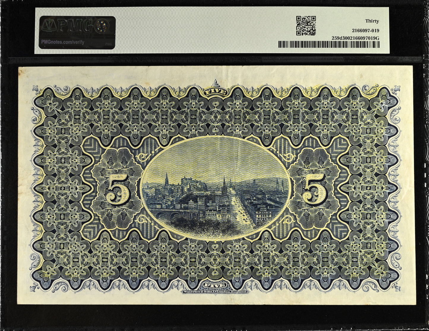 SCOTLAND P.259d SC512f 1952 National Bank of Scotland £5 VF 30