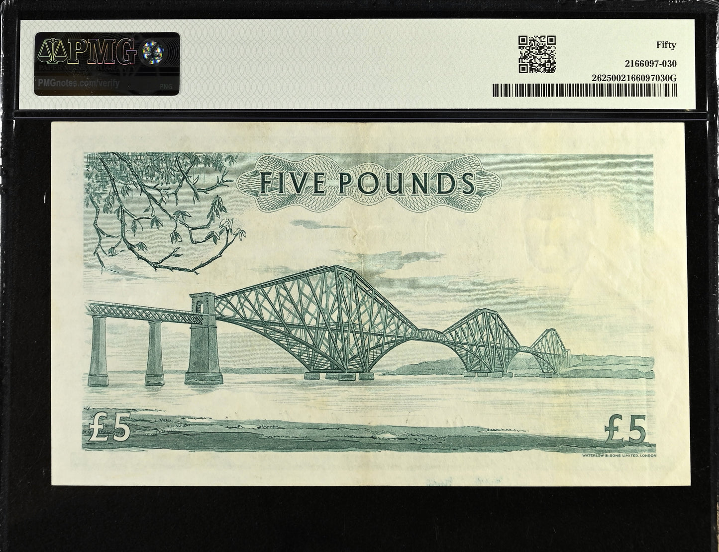 SCOTLAND P.262 SC513 1957 National Bank of Scotland £5 AUNC 50