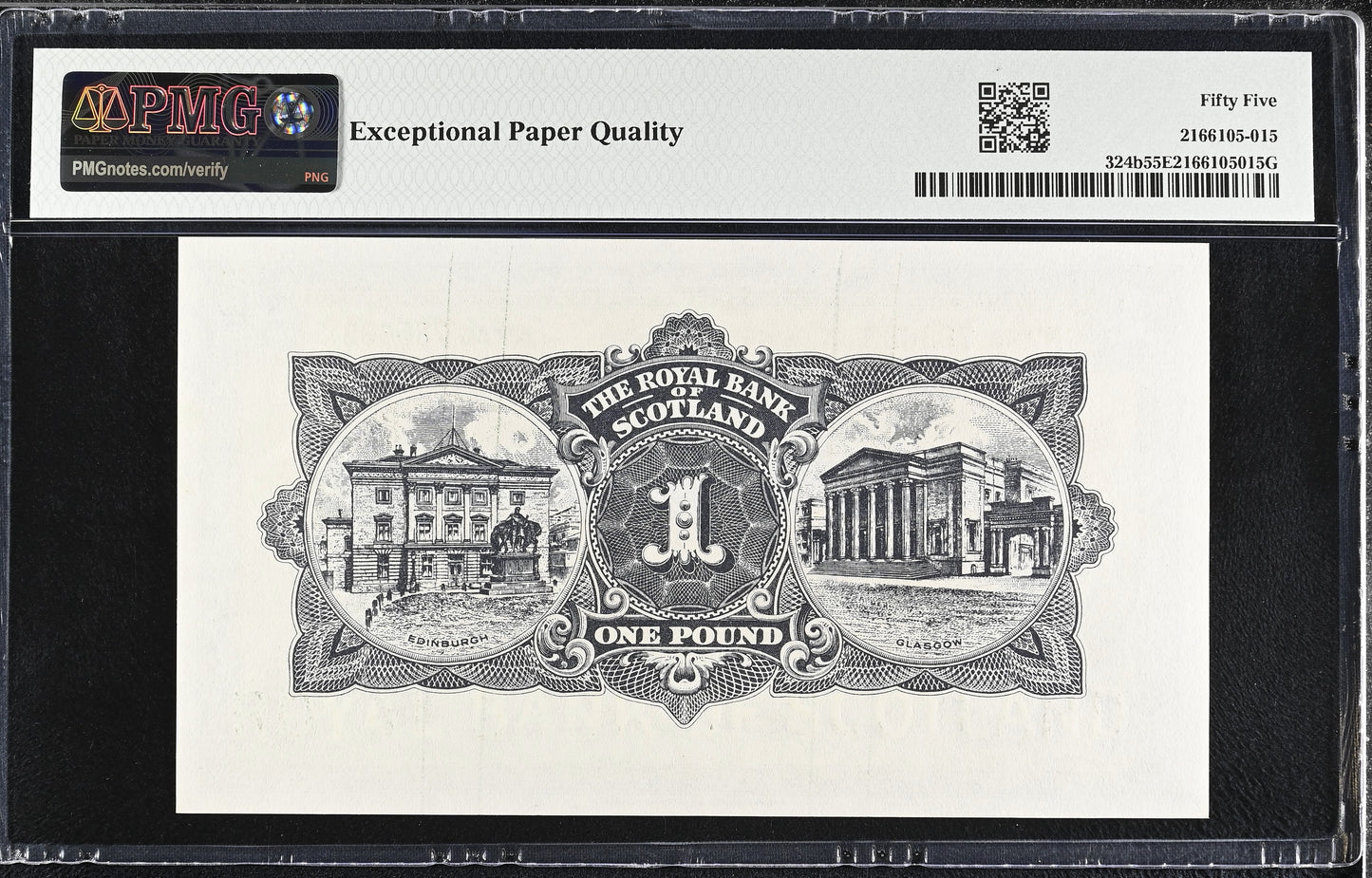 SCOTLAND P.324b SC803 1957 Royal Bank of Scotland £1 AUNC 55 EPQ