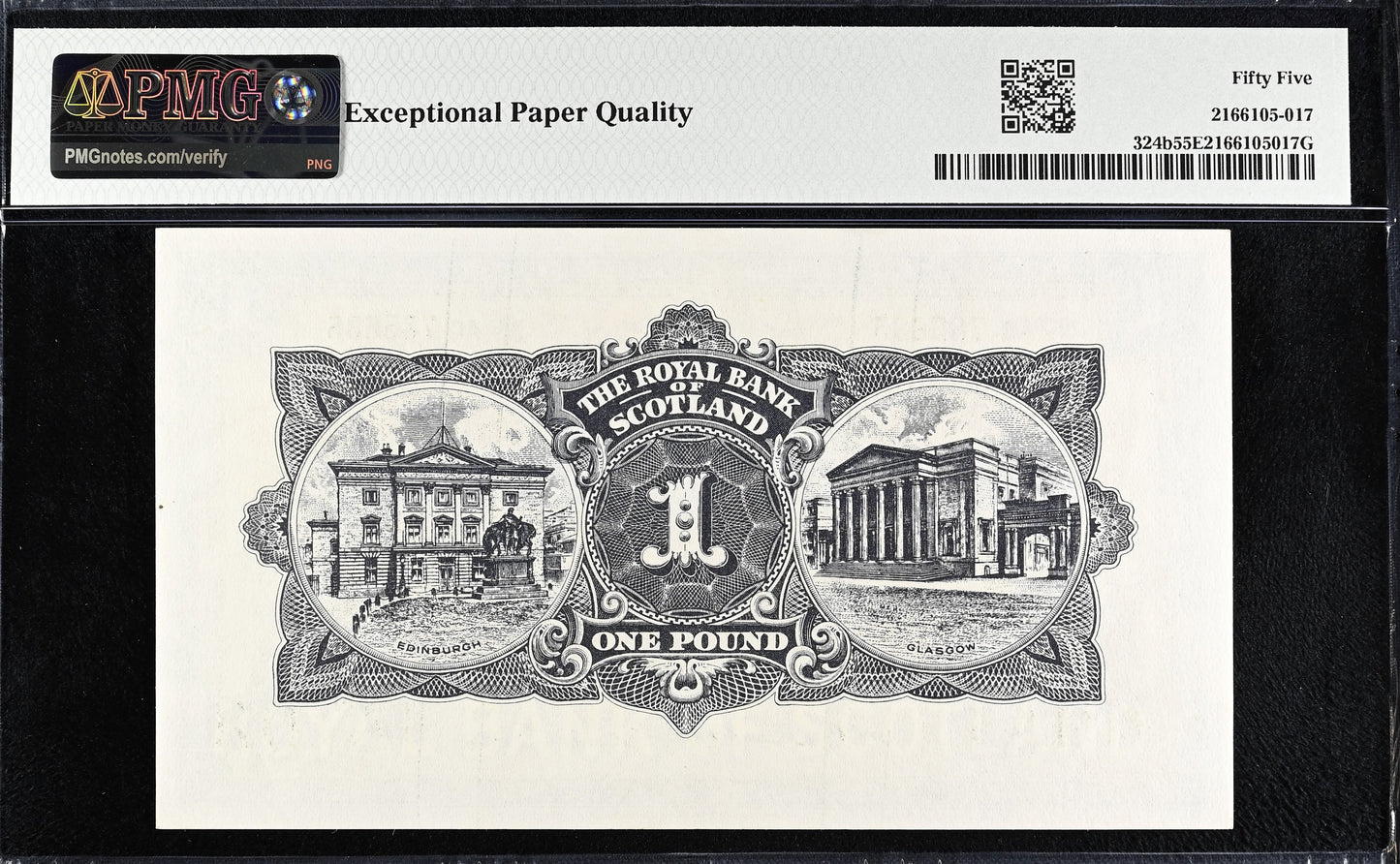 SCOTLAND P.324b SC803 1957 Royal Bank of Scotland £1 AUNC 55 EPQ