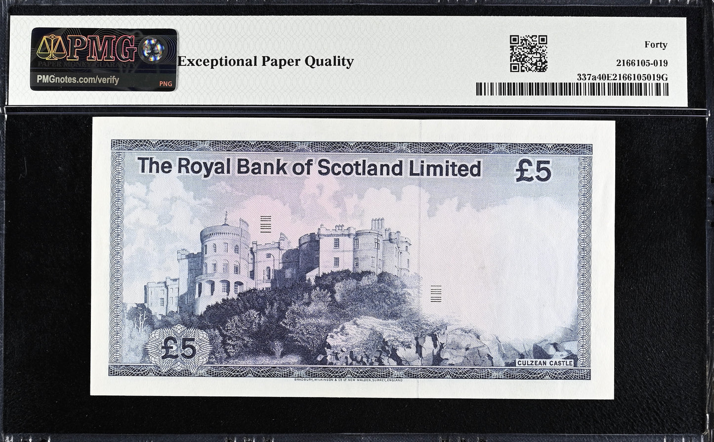 SCOTLAND P.337a SC817 1975 Royal Bank of Scotland £5 EF 40 EPQ