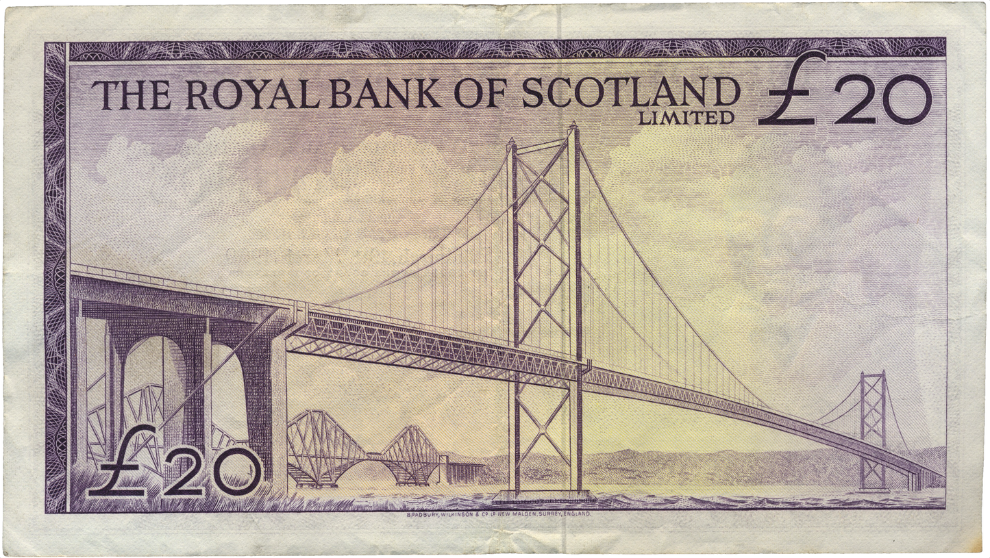 SCOTLAND P.332 SC820 1969 Royal Bank of Scotland £20 A/1 GVF