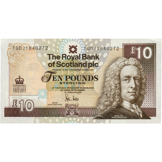 SCOTLAND P.368 SC854 2012 Royal Bank of Scotland £10