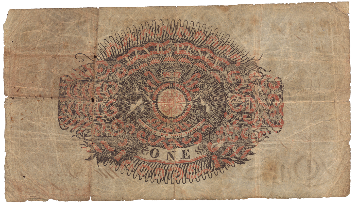 Sittingbourne Bank 1824 £1 banknote Outing 1969a