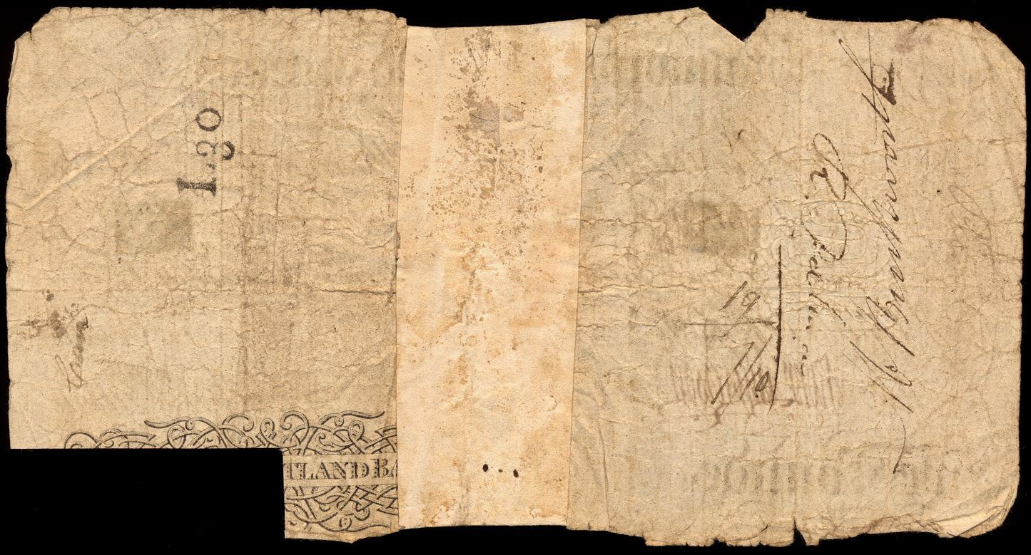 Stamford & Rutland Bank 1815 £5 banknote Outing 2033d
