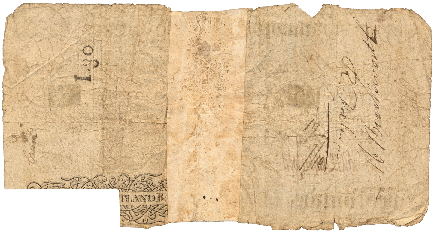 Stamford & Rutland Bank 1815 £5 banknote Outing 2033d