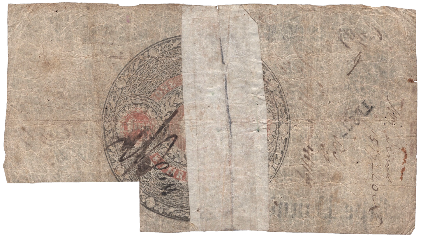 Stowmarket Bank 1834 £5 banknote Outing 2076 for bank