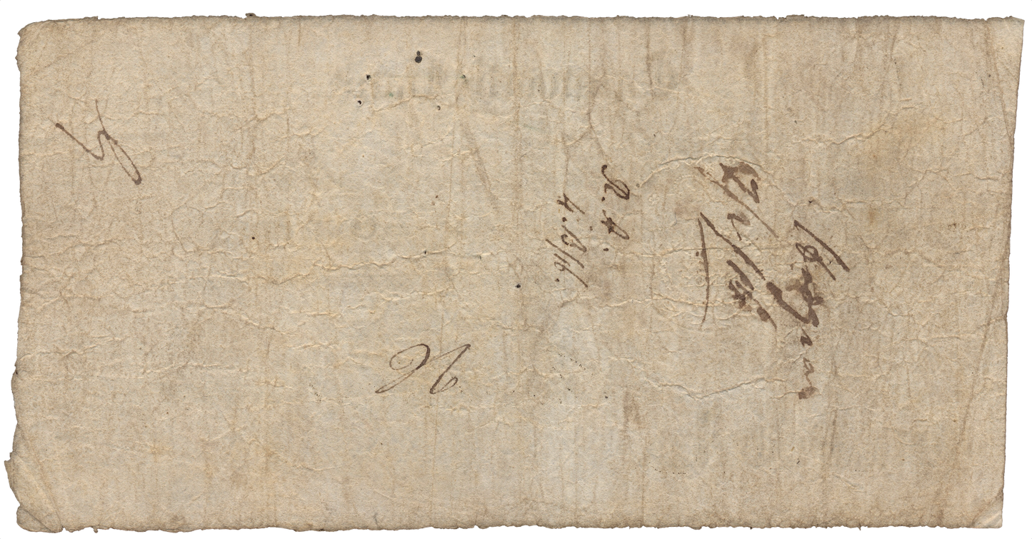 Tamworth Bank 1814 £1 banknote Outing 2130a