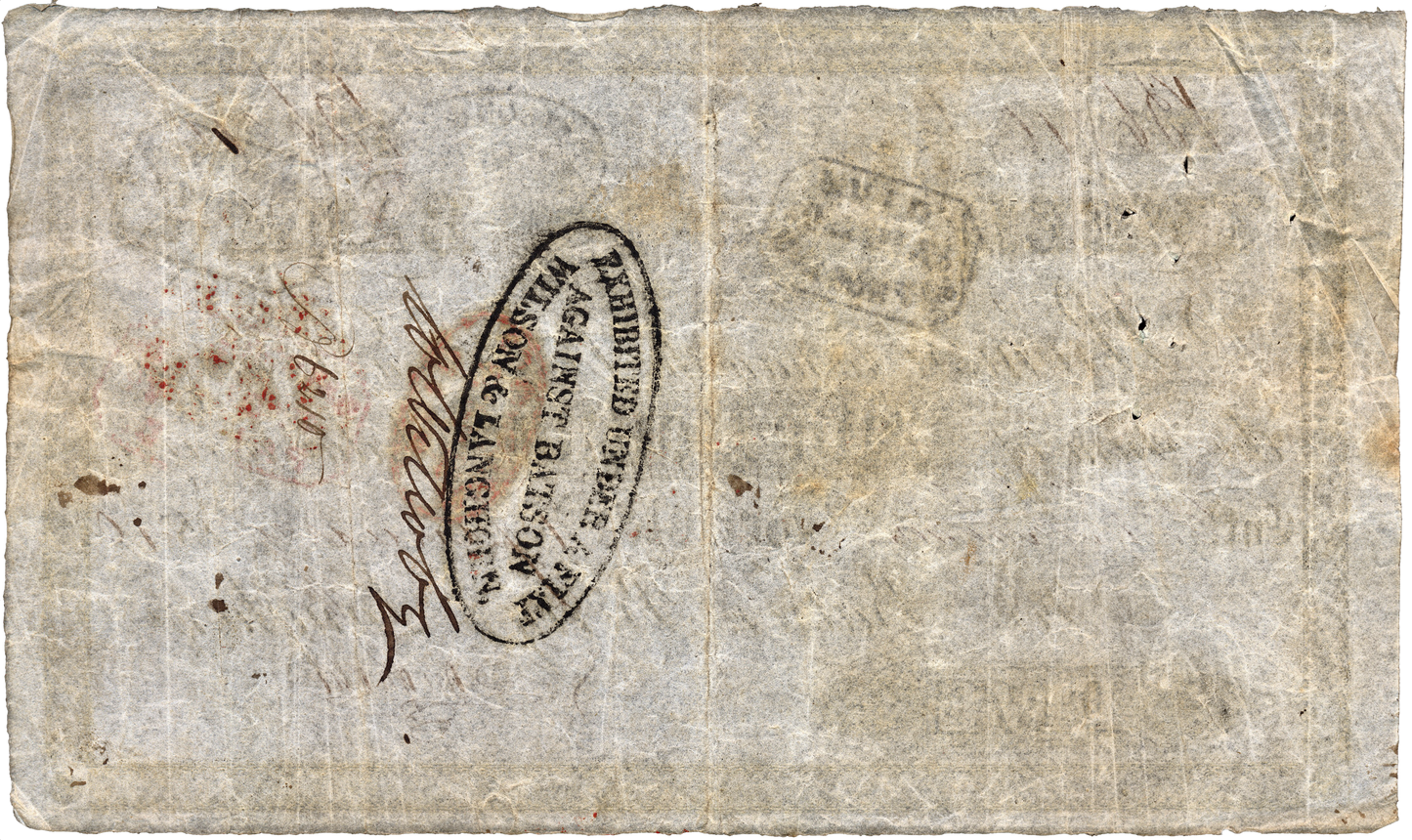 Tweed Bank Berwick on Tweed 1840 £5 banknote Outing 127c