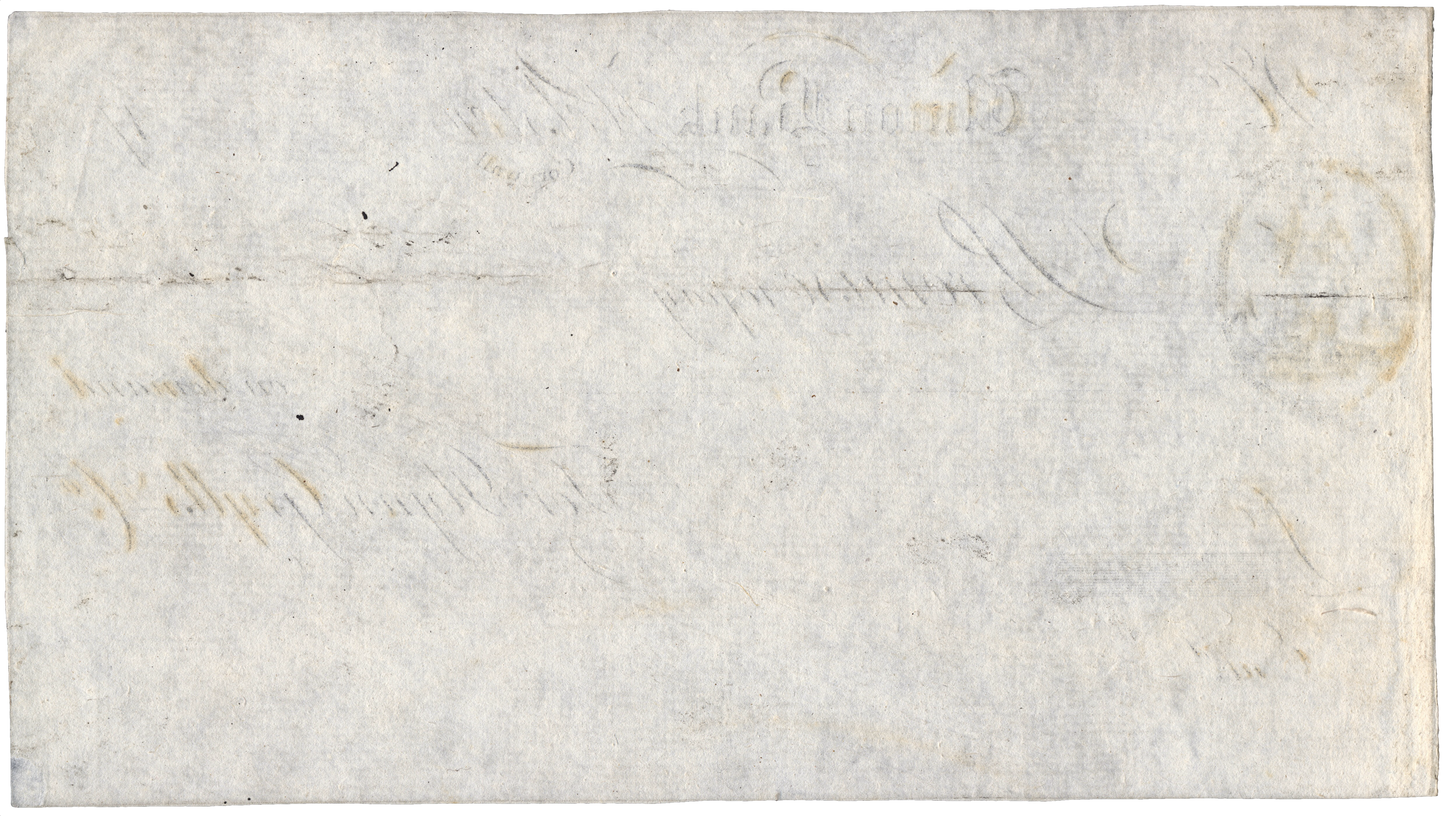 Union Bank Cornwall Helston 17-- proof promissory note Outing 922