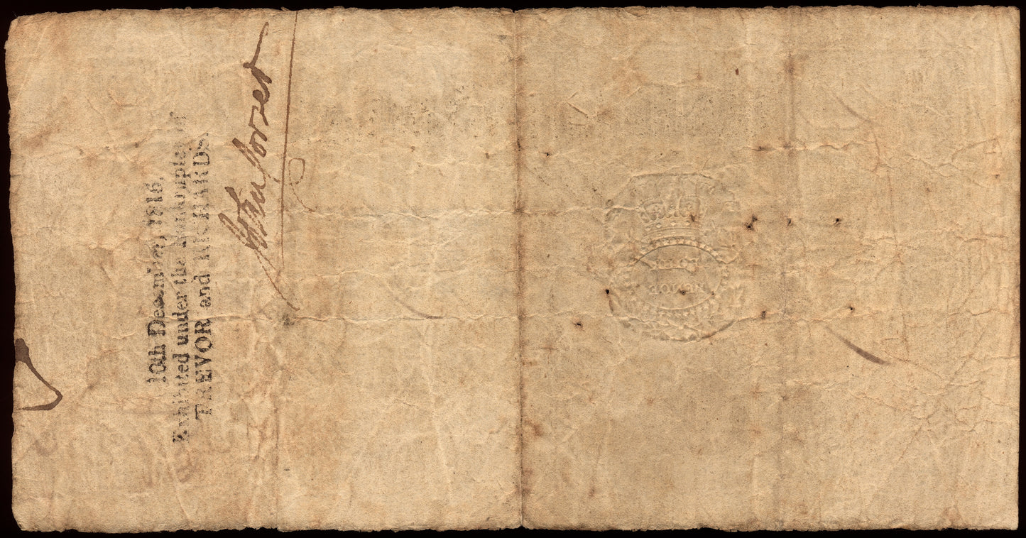 Whitchurch Old Bank 1815 £1 banknote Outing 2347a