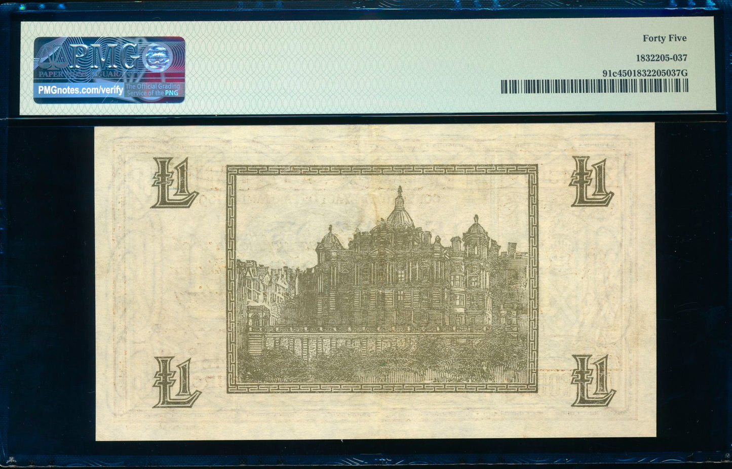 SCOTLAND P.91c SC103c 1942 Bank of Scotland £1 EF Z