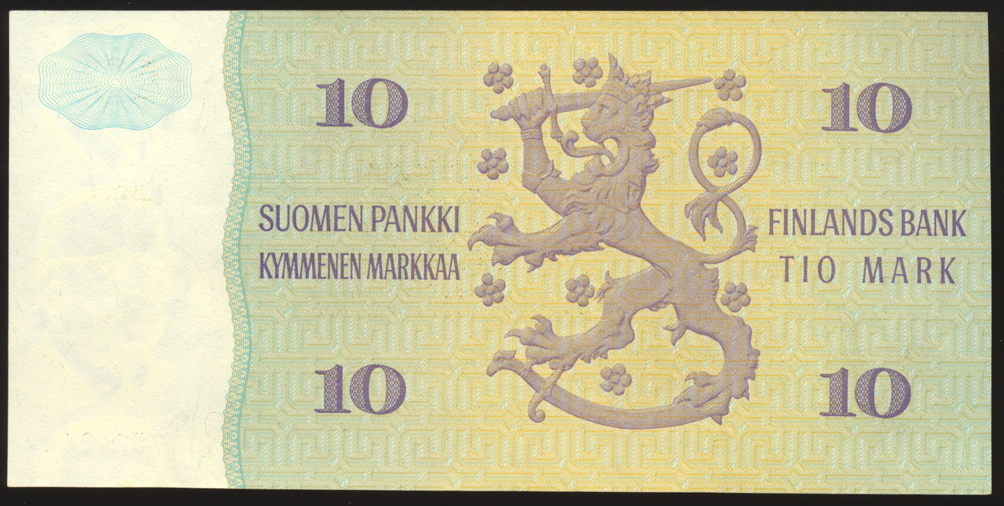 FINLAND P.112a 1980 10 Markaa GEF