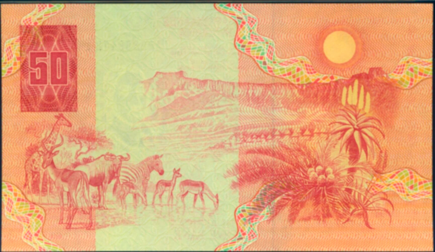 SOUTH AFRICA P.122a 1984 50 Rand SUPERB GEM 67 UNC