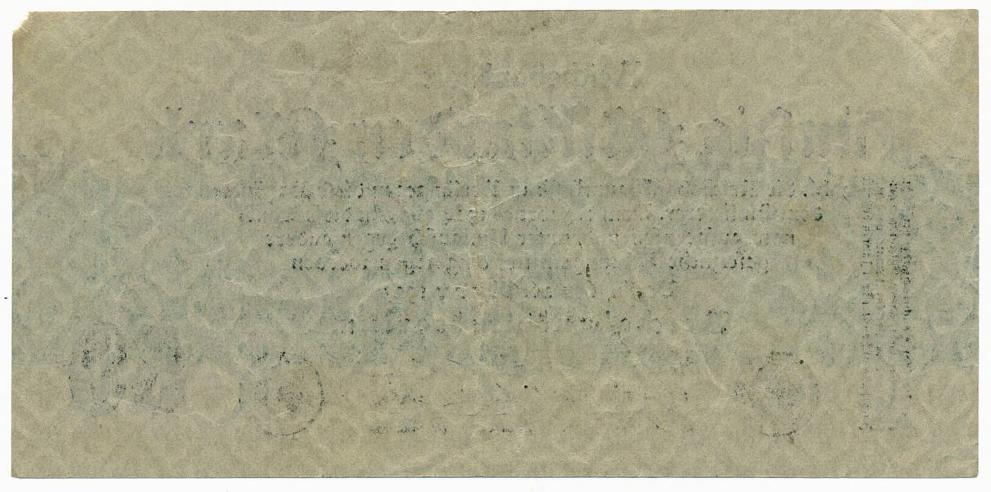 GERMANY P.125a 1923 50,000,000,000 Mark NVF