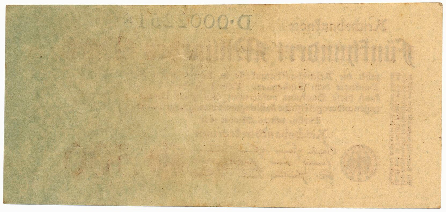 GERMANY P.127a 1923 500,000,000,000 Mark NEF