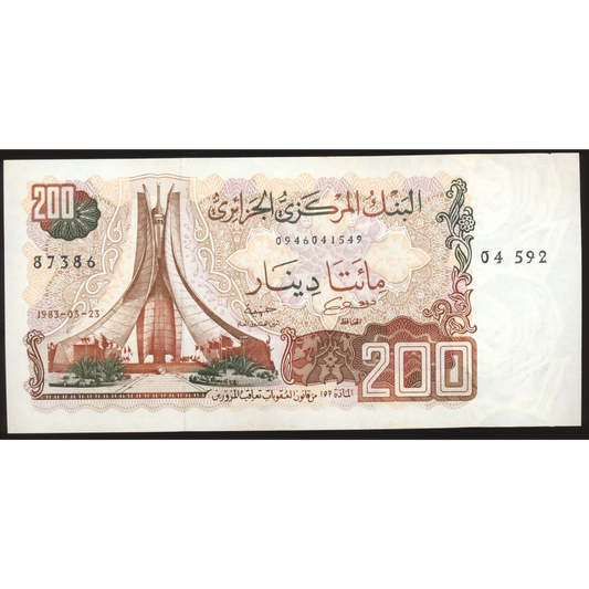 ALGERIA P.135 1983 200 Dinars UNC