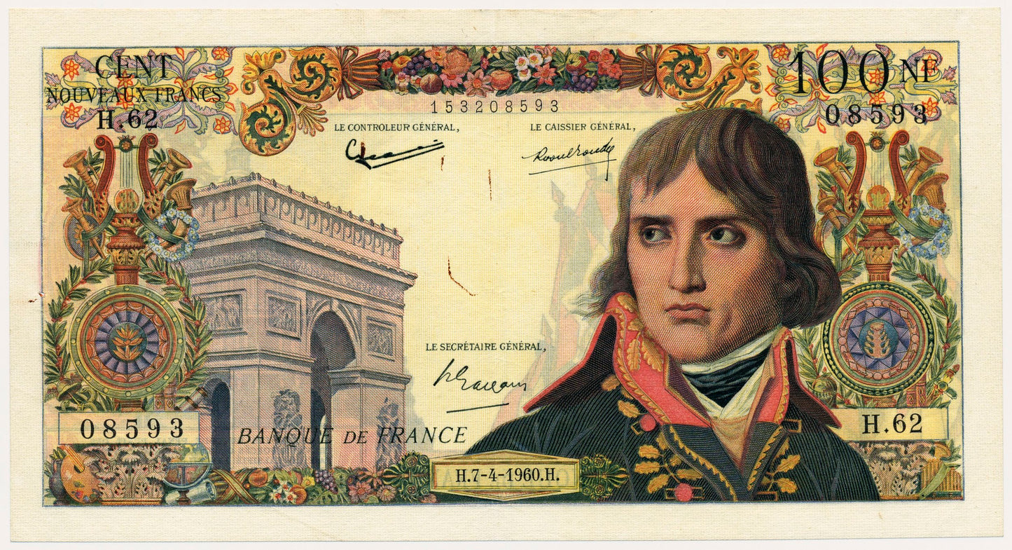 FRANCE P.144a 1960 10,000Fr EF 40