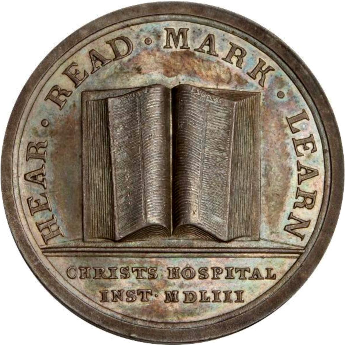 1790 (c) Christ's Hospital, Marker's Silver Prize by L Pingo MI 61/16 E29 UNC