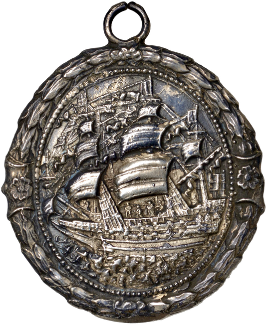 1642 Declaration of Parliament 50mm*60mm silver electrotype copy cf. MI 293/110