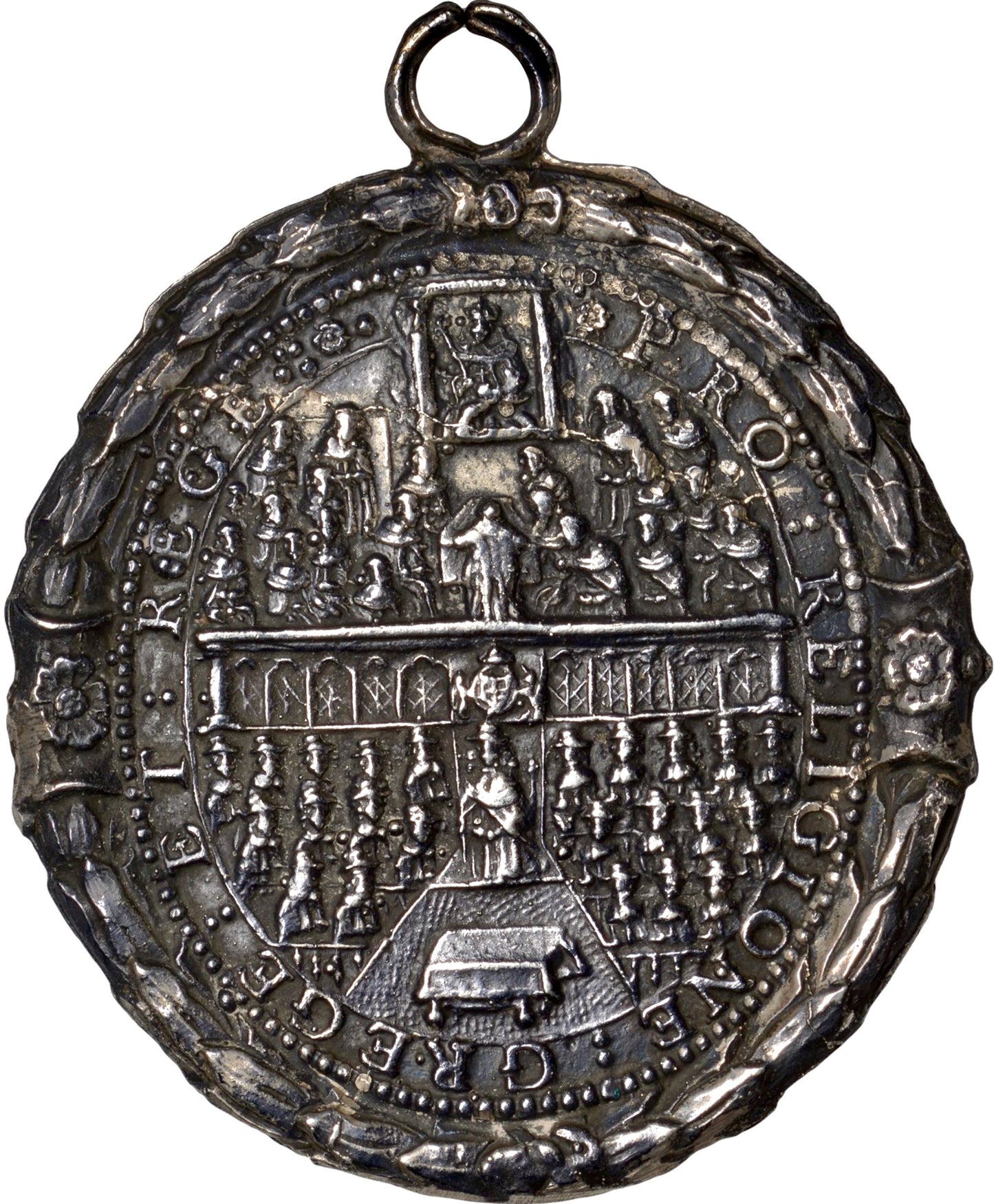 1642 Declaration of Parliament 50mm*60mm silver electrocopy MI 293/110