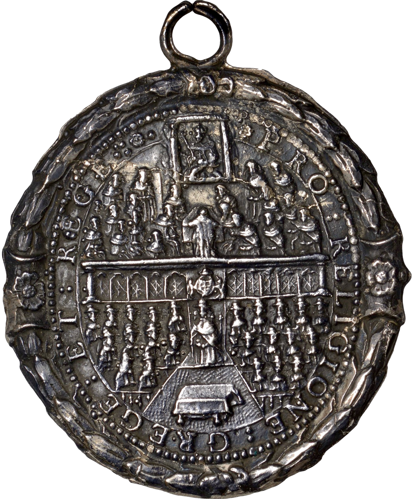 1642 Declaration of Parliament 50mm*60mm silver electrocopy MI 293/110