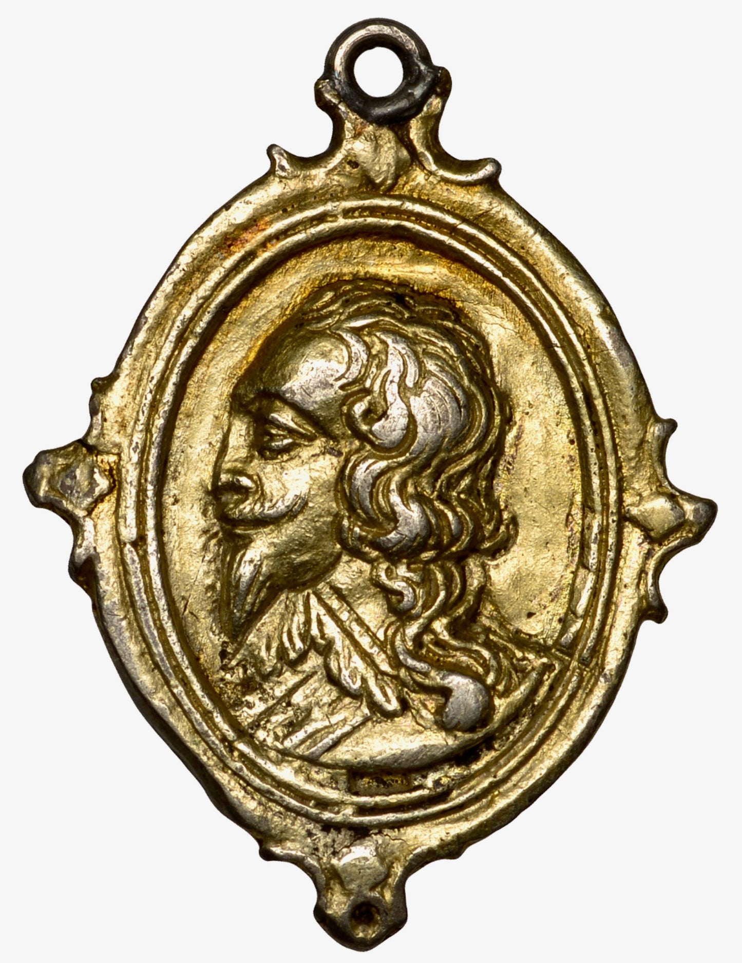1642 (c) Royalist silver-gilt badge 27mm MI 361/235 VF