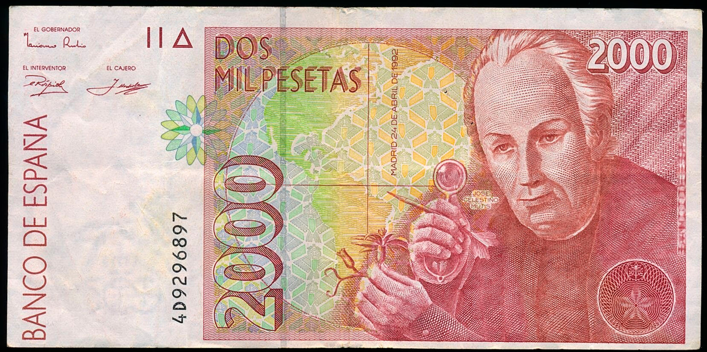SPAIN P.164 1992 2000 Peseta EF
