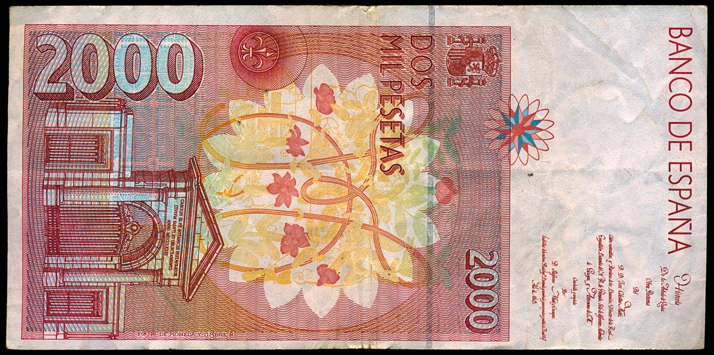 SPAIN P.164 1992 2000 Peseta EF