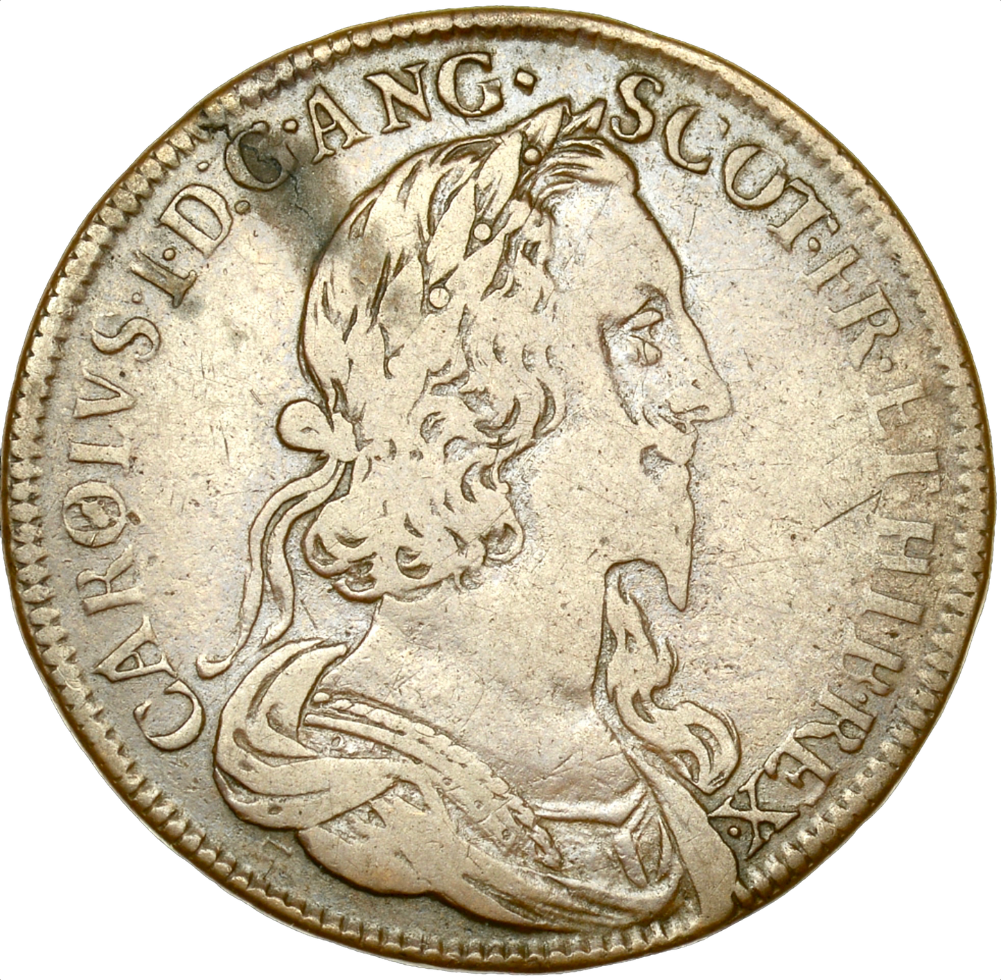 1660 Peace or War 29mm copper medal MI 309/136 F