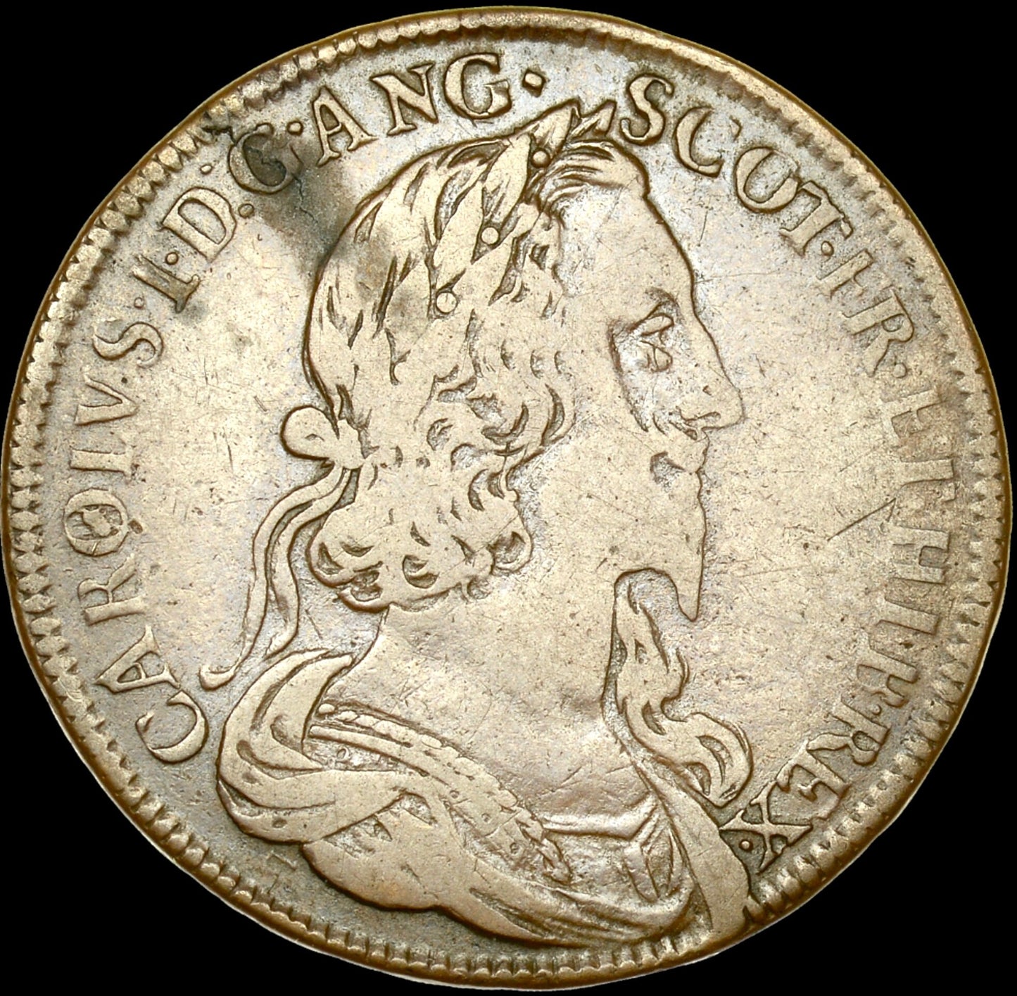 1660 Peace or War 29mm copper medal MI 309/136 F