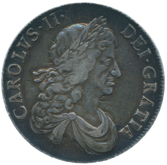 1670 Crown Second bust variety S3357 ESC 380 Rare GVF