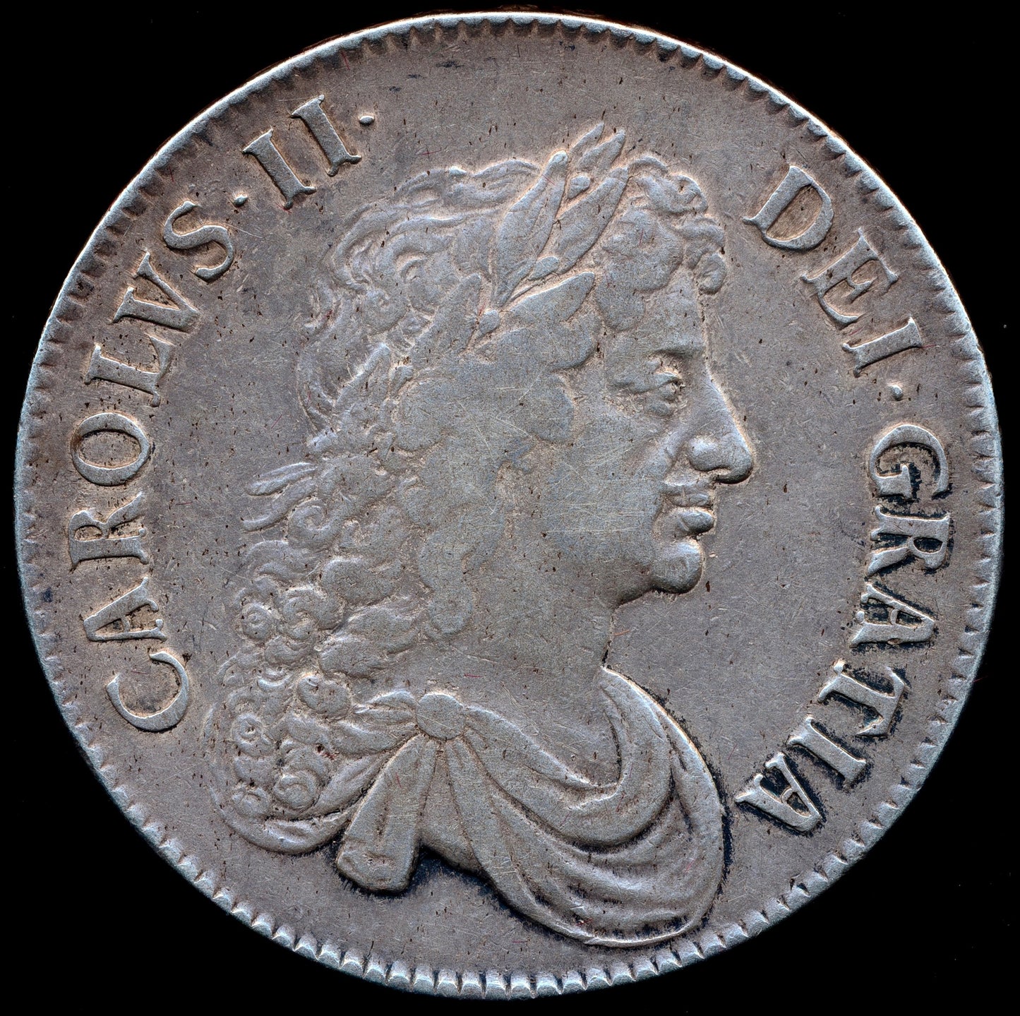 1672 Crown Third bust S3358 ESC 388 GVF