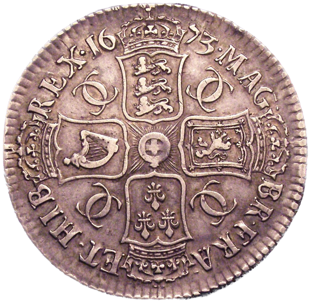 1673 Crown Third bust S3358 ESC 390 VF