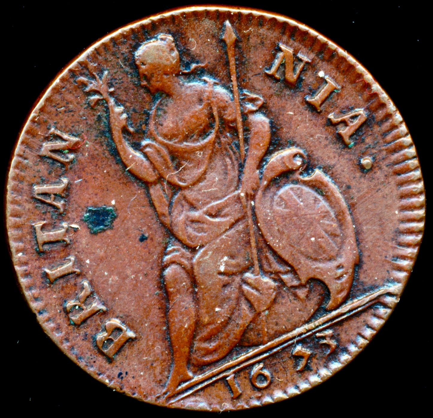 1673 Farthing S3394 BMC 522 NEF