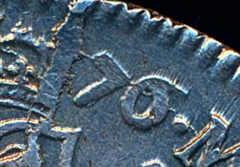 1676/5 Shilling Second bust S3376 ESC 539 Rare GVF