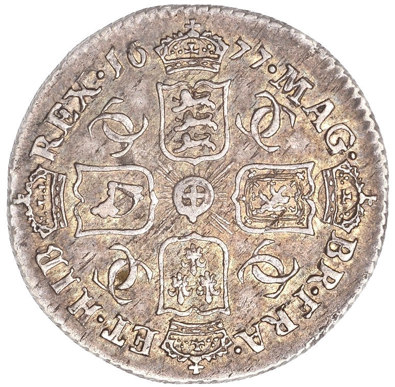 1677 Sixpence S3382 ESC 571 GVF
