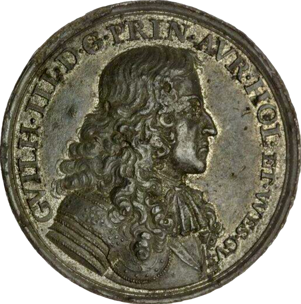 1677 Marriage of Mary to William of Orange Pewter MI 568/235