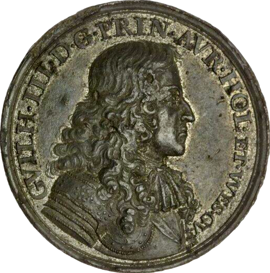 1677 Marriage of Mary to William of Orange Pewter MI 568/235