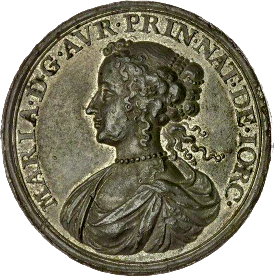 1677 Marriage of Mary to William of Orange Pewter MI 568/235