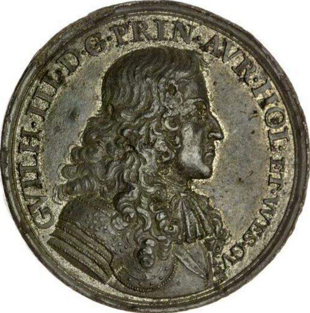1677 Marriage of Mary to William of Orange Pewter MI 568/235