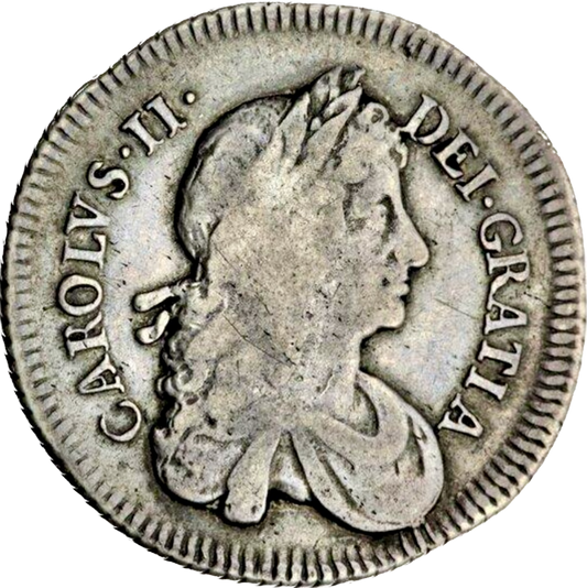 1678 Shilling Second bust S3375ESC 543 Rare (R2) NF/GF