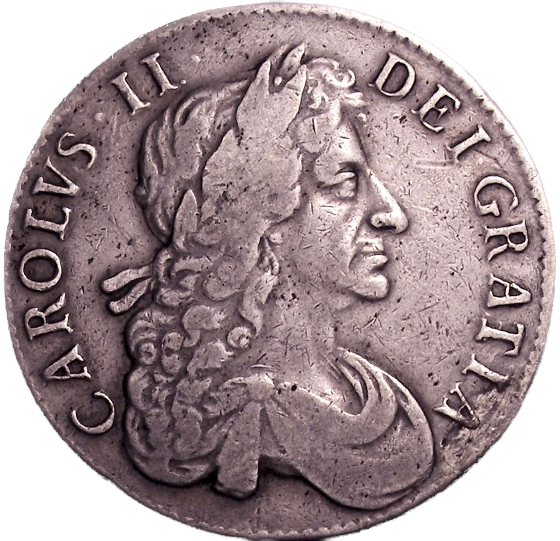 1680 Crown S3398 ESC 412 Fourth bust Very rare AVF
