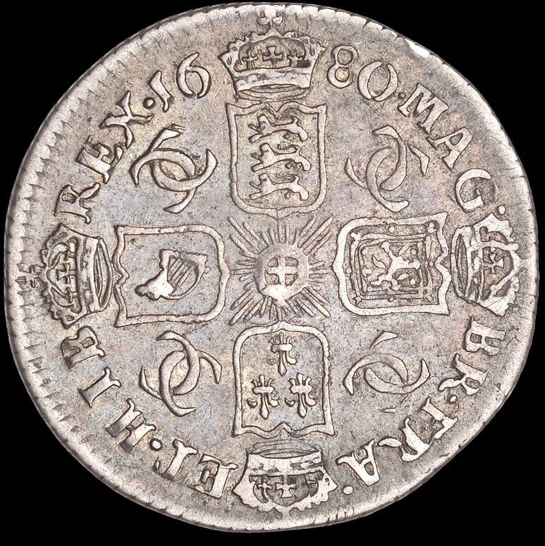 1680 Sixpence S3382 ESC 576 Very rare (R2) GF/AVF