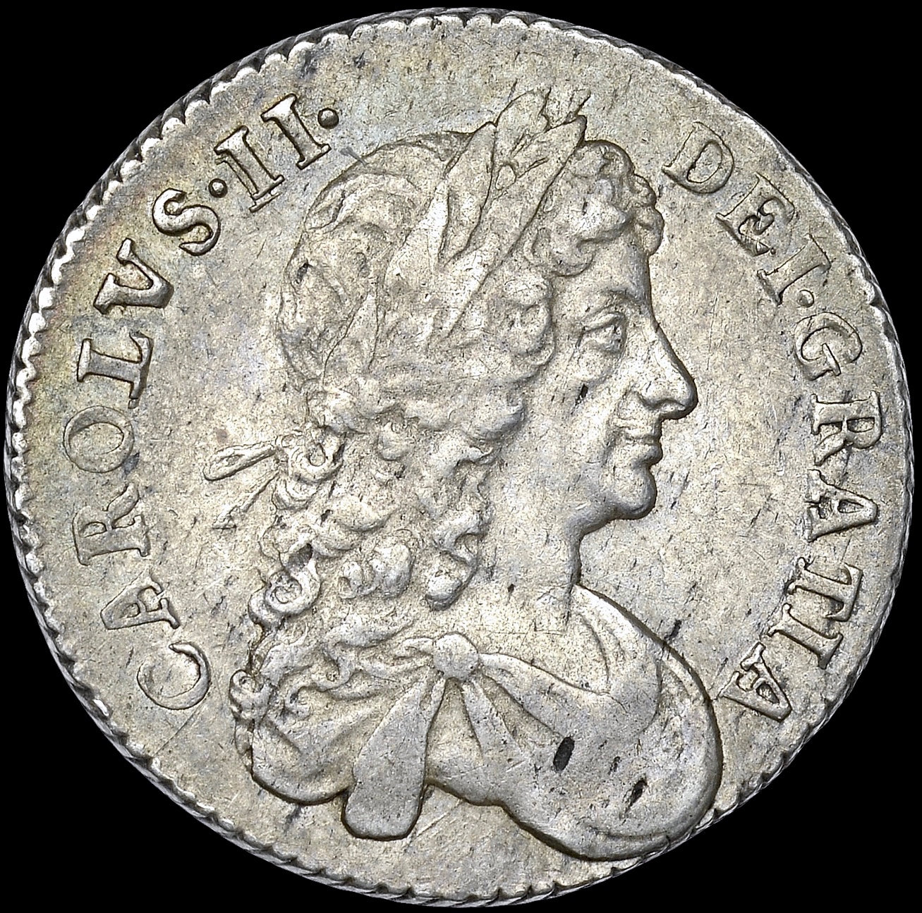 1681 Shilling Second bust S3375 ESC 553 Extremely rare (R3) VF