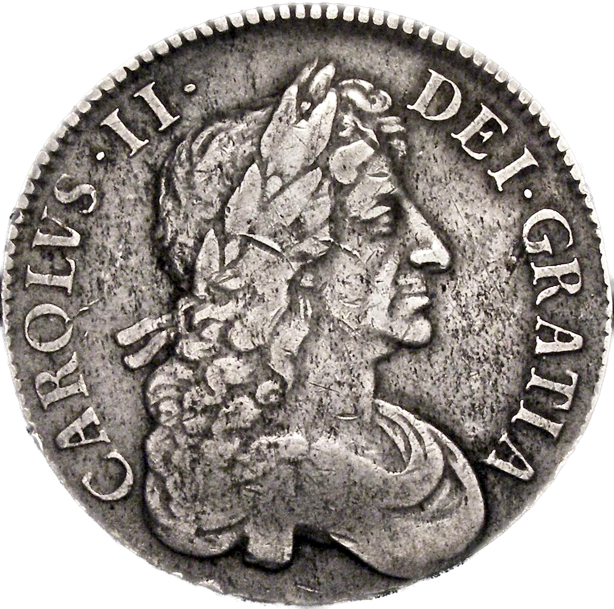 1682/1 Crown Fourth bust S3359 ESC 418 QVRRTO edge Very rare (R2) AVF