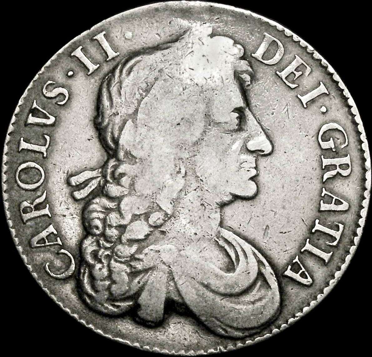 1682/1 Crown Fourth bust S3359 ESC 417 QVARTO edge Very rare