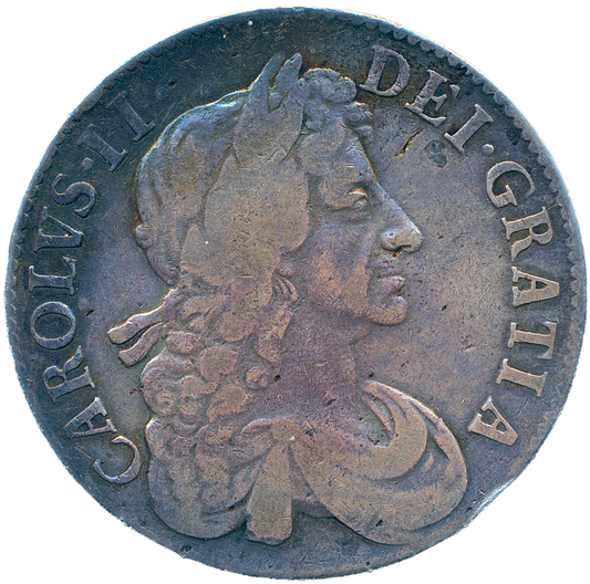 1684 Crown Fourth bust S3359 ESC 420 Rare GF