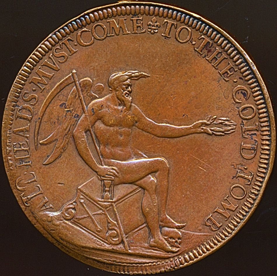 1684 Death of Charles II bronze medal E270 MI 601/289-90